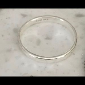 Sterling silver ring and hand band